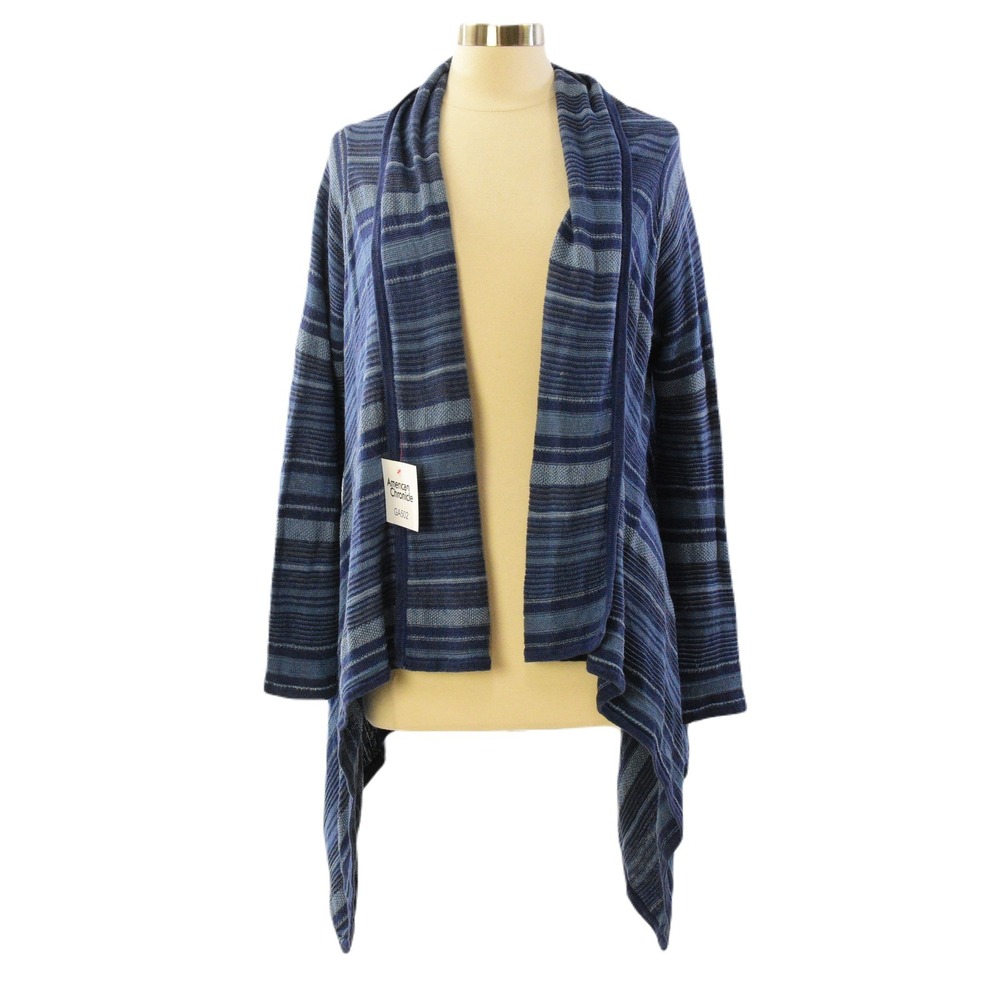 Lauren Ralph Lauren Linen Cardigan Tonal Stripes Womens S/M